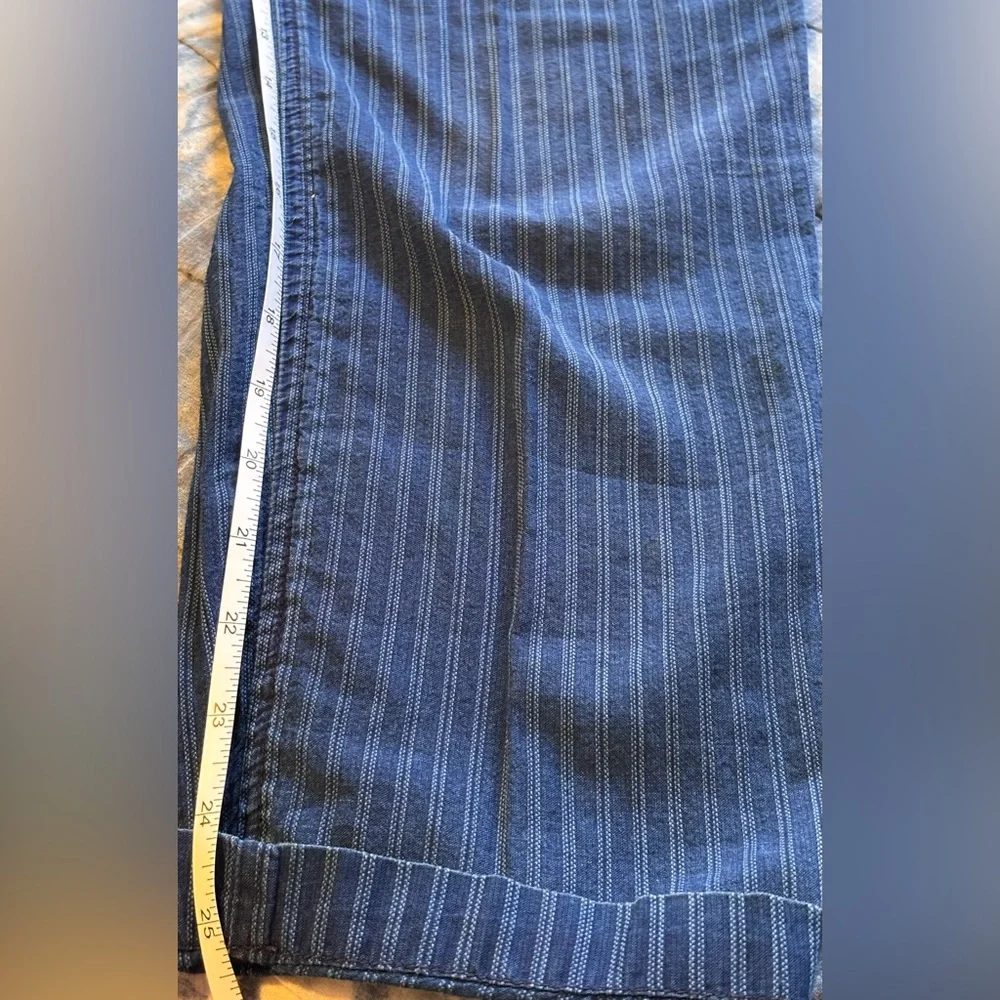🌸 Current/Elliott The Izzy Pant in Indigo Dobby Women’s Size 29